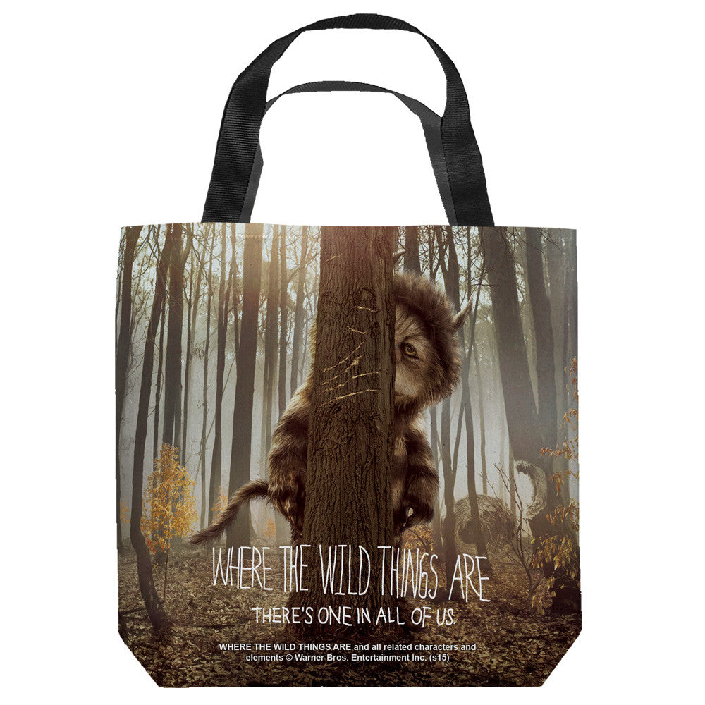 WHERE THE WILD THINGS ARE-WILD THING TREE - TOTE BAG - 9x9