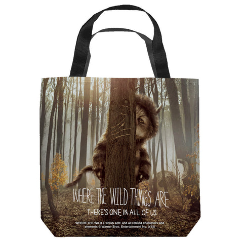 WHERE THE WILD THINGS ARE-WILD THING TREE - TOTE BAG - 18X18