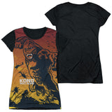 Junior Cap Sleeve 100% Poly Black Back
