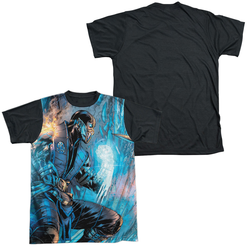 Mortal Kombat/kombat Comic-s/s Adult White Front Black Back  -white