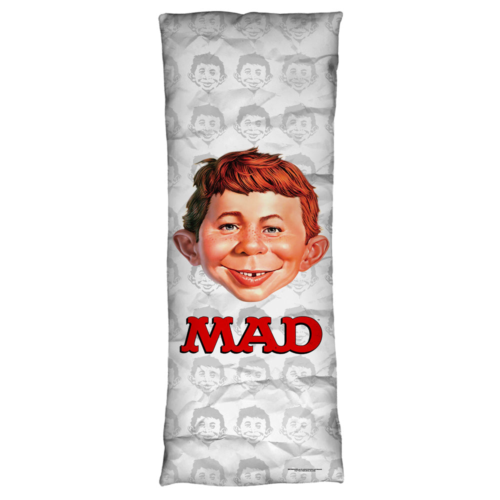 MAD-ALFRED HEAD - MICROFIBER BODY PILLOW - 18x54