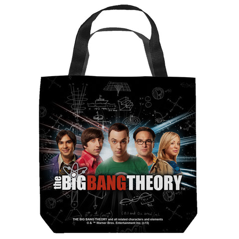 BIG BANG THEORY-GROUP SPARK - TOTE BAG - 9x9