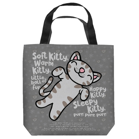 BIG BANG THEORY-KITTY - TOTE BAG - 18X18