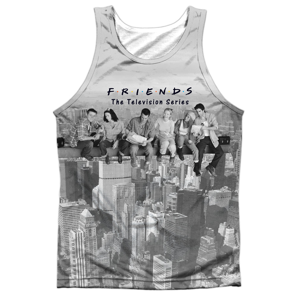 Friends/friends Lunch Break-adult Poly Tank Top-white
