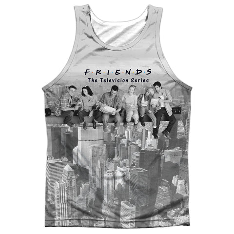 Friends/friends Lunch Break-adult Poly Tank Top-white