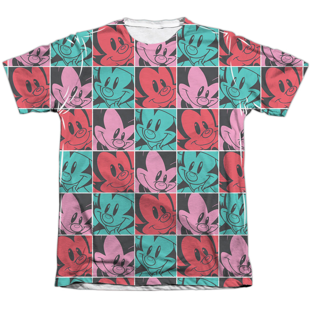 Animaniacs/squares-adult Poly/cotton S/s Tee-white