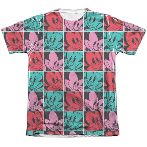 Animaniacs/squares-adult Poly/cotton S/s Tee-white