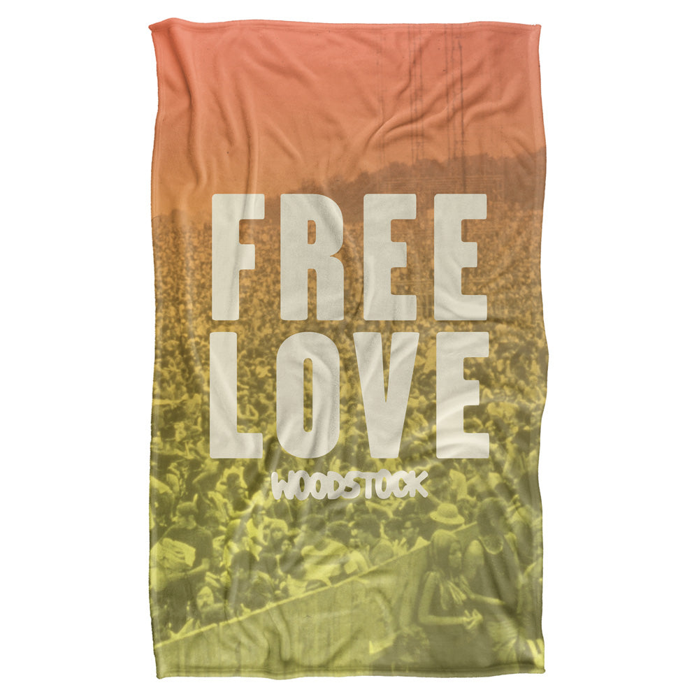 Woodstock/quoteable-silky Touch Blanket-white