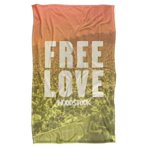 Woodstock/quoteable-silky Touch Blanket-white