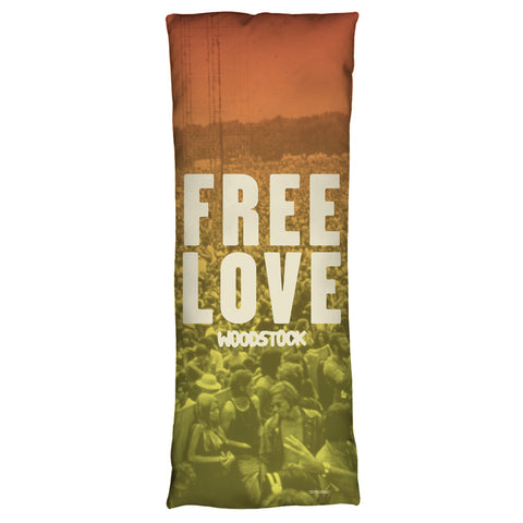 WOODSTOCK-QUOTEABLE - MICROFIBER BODY PILLOW - 18x54