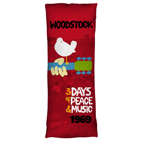 WOODSTOCK-CLASSIC - MICROFIBER BODY PILLOW - 18x54