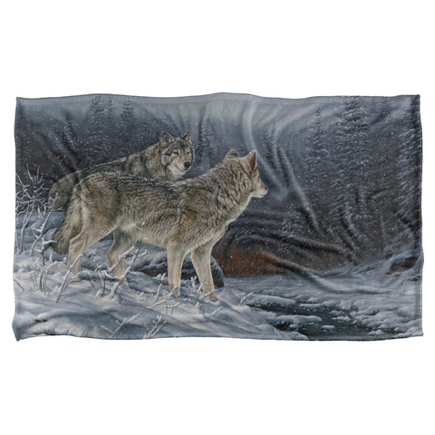 Wild Wings/twilight Hunters 2-silky Touch Blanket-white