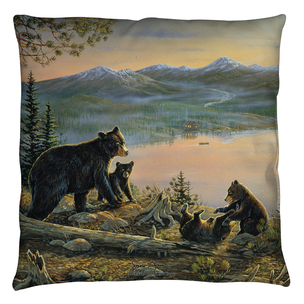 Wild Wings/serenity At Twilight 2 - Throw Pillow