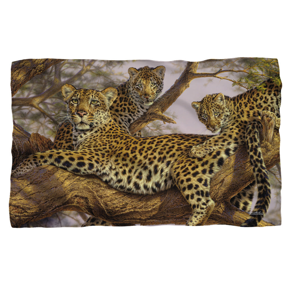 Wild Wings/family Tree-fleece Blanket-white