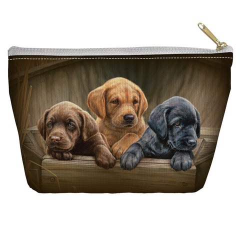 Wild Wings/puppies - Accessory Pouch