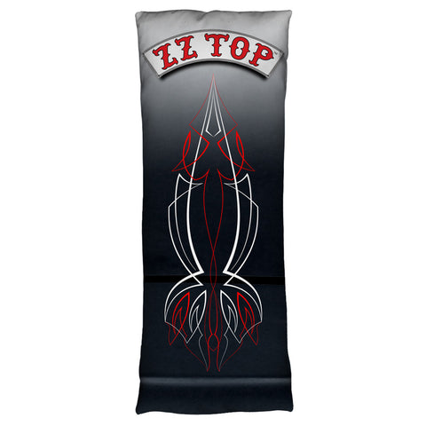ZZ TOP-DECAL LOGO - MICROFIBER BODY PILLOW - 18x54